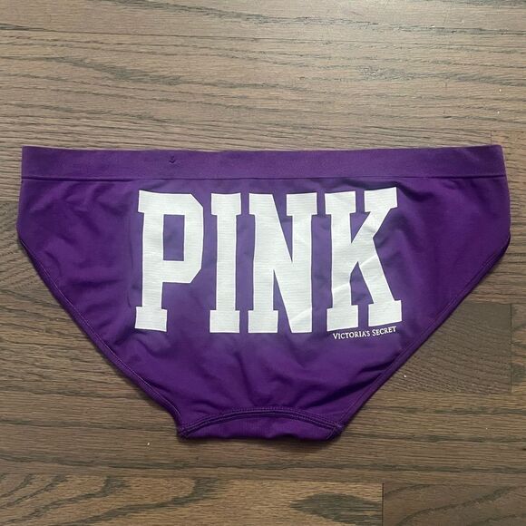 Victorias Secret PINK Sport Extra Low Rise YOGA Bikini panty purple Xsmall new - Picture 6 of 6